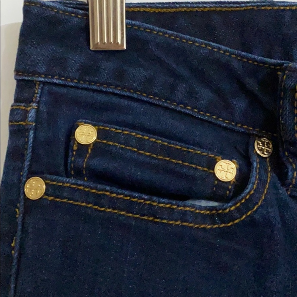 Tory Burch Dark Wash Jeans - Picture 5 of 12